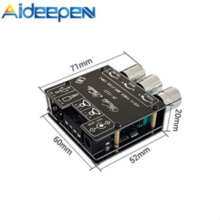 Aideepen ZK-152/ZK-152T บอร์ดโมดูลขยายเสียงสเตอริโอ บลูทูธ 5.1 2.0 ช่องคู่ 15W+15W