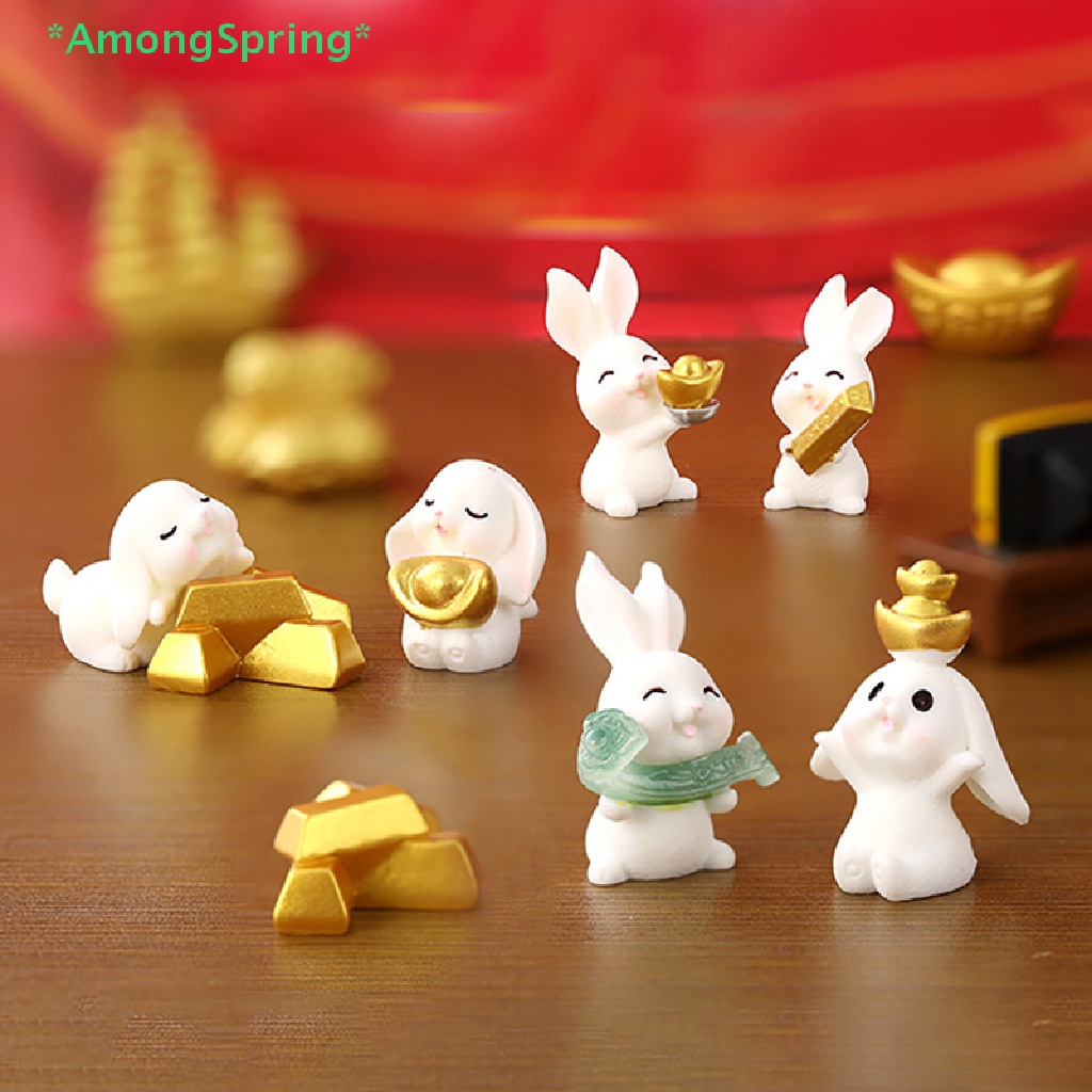 amongspring-gt-ใหม่-ตุ๊กตากระต่ายปีใหม่-เรซิน-งานฝีมือ-สําหรับตกแต่งสวน-ภูมิทัศน์-ขนาดเล็ก-1-ชิ้น