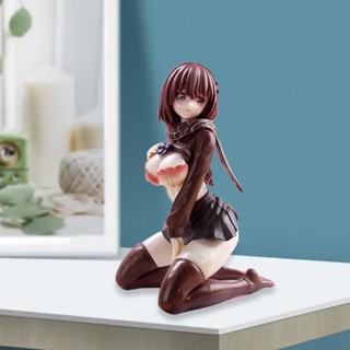 [B_398]  Anime Figures JK Style Sexy Vivid Face School Uniform Beautiful Girl Action Figure for Fans