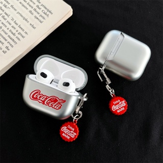 เคสหูฟังบลูทูธ ผิวด้าน ลายโค้ก สําหรับ AirPods Pro2 Airpod Pro 1 2 3