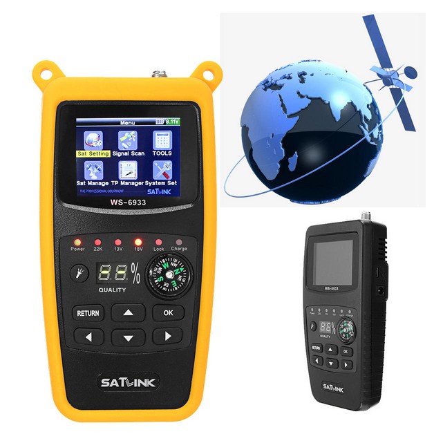 Satlink WS-6933 DVB-S/S2เครื่องค้นหาและระบุตำแหน่งดาวเทียมดิจิทัล หน้า ...