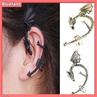 ต่างหู Ear Cuff รูปทรงมังกร Twine สไตล์พังก์ร็อกแนวย้อนยุค