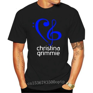 เสื้อยืดสีพื้น Christina Grimmie Logo erkek tişört T Shirt S M L Xl 2xl 3xl üst Harajuku kısa kollu gömlek