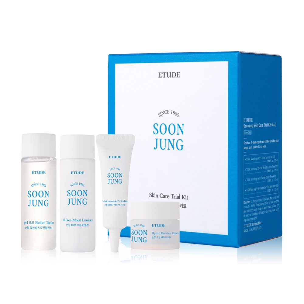 พร้อมส่ง Etude House Soon Jung Skin Care Trial Kit Set (4 items ...