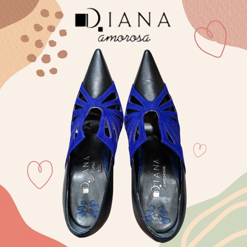 มือ2-รองเท้าส้นสูงแบรนด์-diana-amorosa-ไซส์-24
