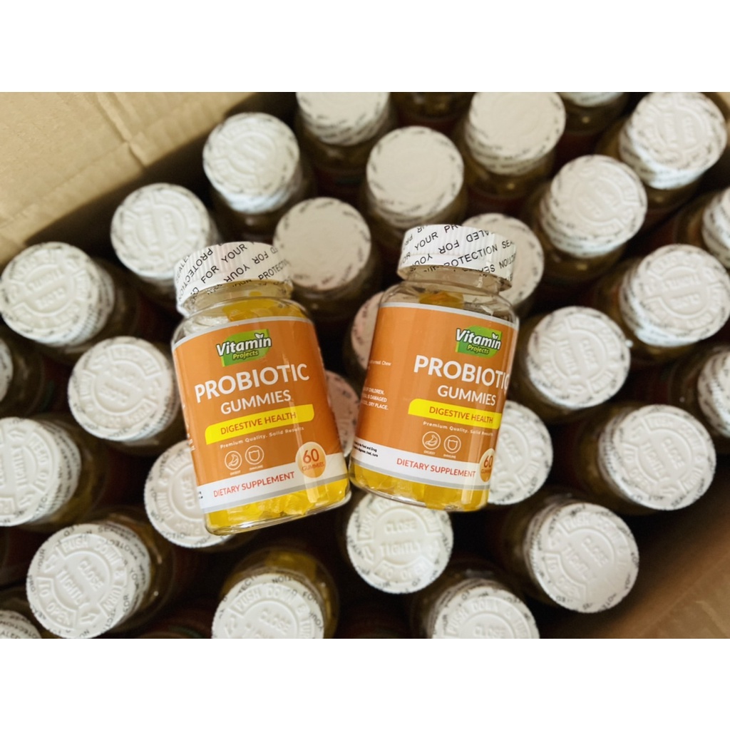 Vitamin Projects Probiotic Gummies ไวตามิน โปรเจค โพไบโอติก กัมมี่ [ส้ม ...