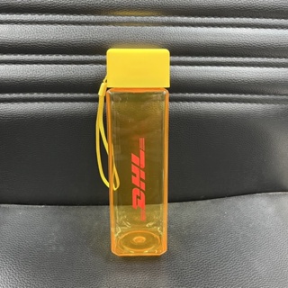DHL กระติกน้ำ 480ml  ขวดน้ำมีฝาปิด สีเหลือง 480มล. BPA Free