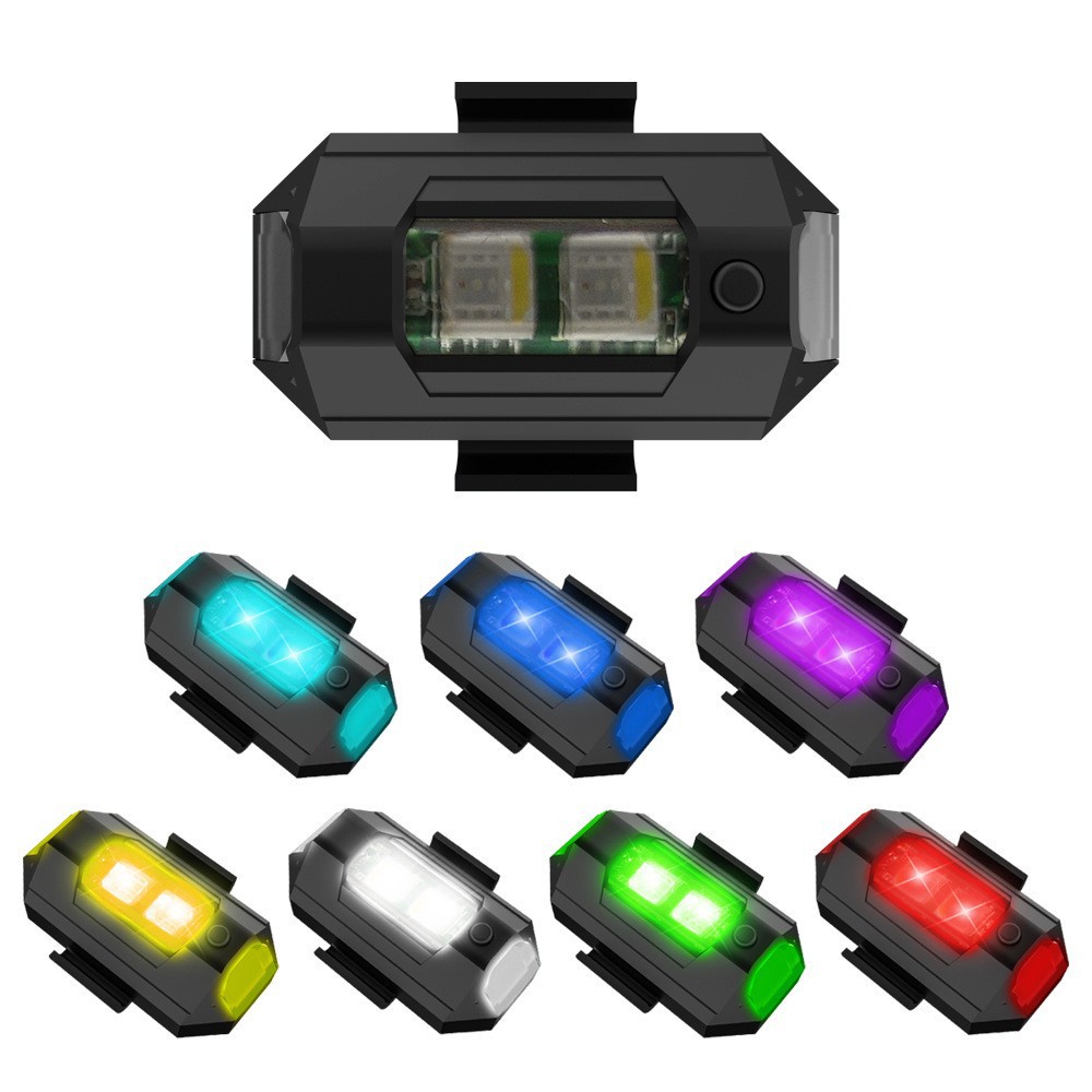 ไฟเลี้ยว-led-7-สี-กันชน-ชาร์จ-usb-สําหรับรถจักรยานยนต์