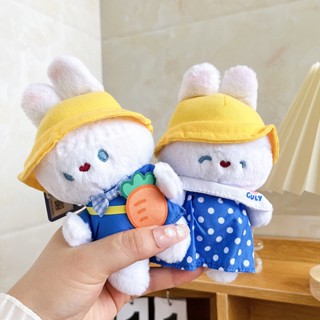 ใหม่ พวงกุญแจตุ๊กตากระต่ายน่ารัก ขนาดใหญ่ สีขาว สร้างสรรค์ สําหรับห้อยกระเป๋า