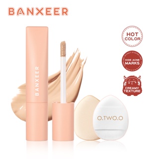 BANXEER คอนซีลเลอร์ รองพื้น เนื้อลิขวิด Monster Liquid Concealer Foundation Waterproof Invisible Full Cover