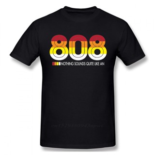 เสื้อแฟชั่นผญ2022 อื่นๆ Yenilik erkek Roland TR 808 Tee gömlek Rock And Roll davul makinesi T gömlek Crewneck 100% pamuk