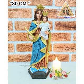 รูปปั้น พระแม่มารีย์องค์อุปถัมภ์ Mary Help of Christian คาทอลิก คริสต์ Catholic Statue Figurine religion