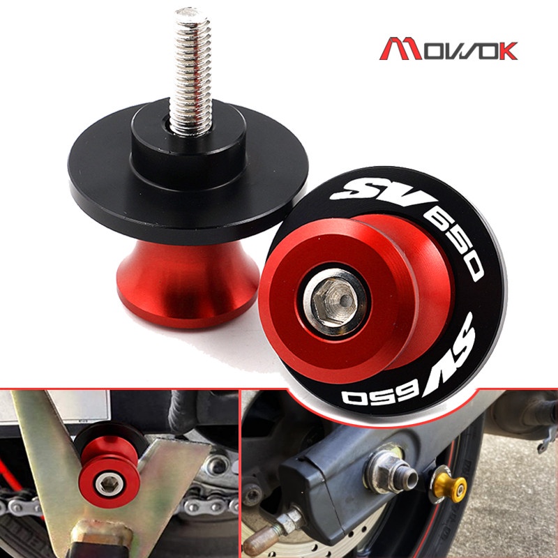 Reposapiés Ajustables Para Suzuki SV650/SV650S/SV650X 2024-2025 - Aluminio Aeronáutico 6061-T6, Color Gris