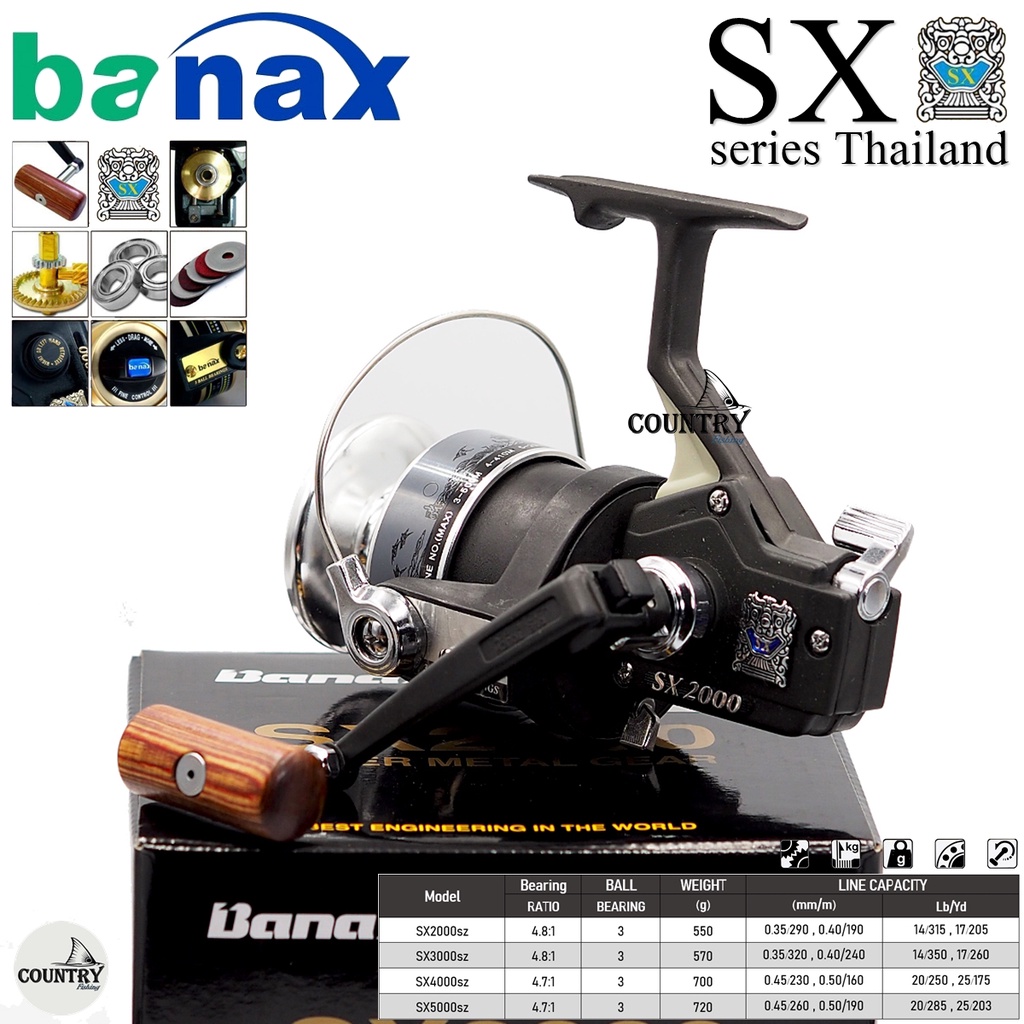 รอกตกปลา-banax-sx-2000-5000-series-thailand-สินค้าล็อตสุดท้าย