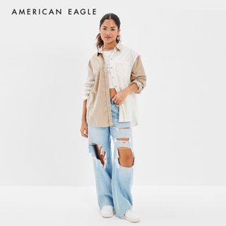 American Eagle Oversized Corduroy Shirt เสื้อเชิ้ต ผู้หญิง ลูกฟูก โอเวอร์ไซส์  (EWSB 035-4877-106)
