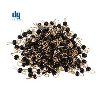 200Pcs Black Gold Tone Soldering PCB Board Breadboard Test Point Pin