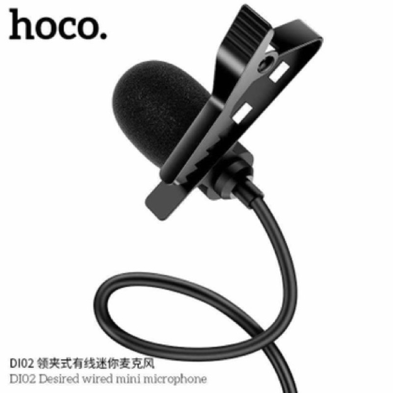 hoco-di02-wire-mini-microphone-ไมค์จิ๋ว-ไมค์ไลฟ์สด