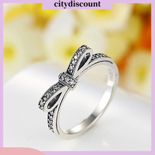 &lt;citydiscount&gt;  แหวนหมั้นเครื่องประดับสําหรับสตรี