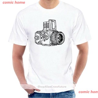 ชุดเซ็ต 2 ชิ้น comic home 2021 เสื้อยืดแขนสั้นพิมพ์ลายกล้องสไตล์คลาสสิกสําหรับผู้ชาย @049720 sale