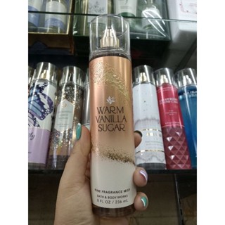 Bath &amp; Body Works Warm Vanilla Sugar Fine Fragrance Mist 236ml. ของแท้