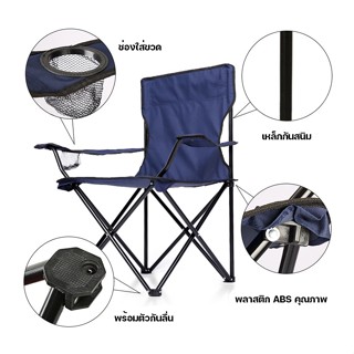 Big mall เก้าอี้ปิคนิคพับได้ พกพาง่ายขนาด Foldable camping chair มี 2 แบบ