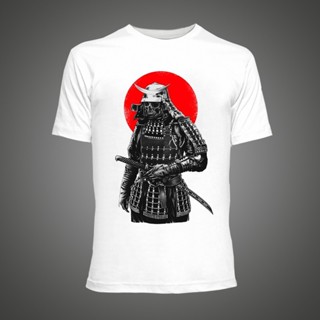 Kedbic59aeepmf51 เสื้อยืด พิมพ์ลาย Samurai Warrior สไตล์คลาสสิก ไม่ซ้ําใคร สําหรับผู้ชายS-5XL