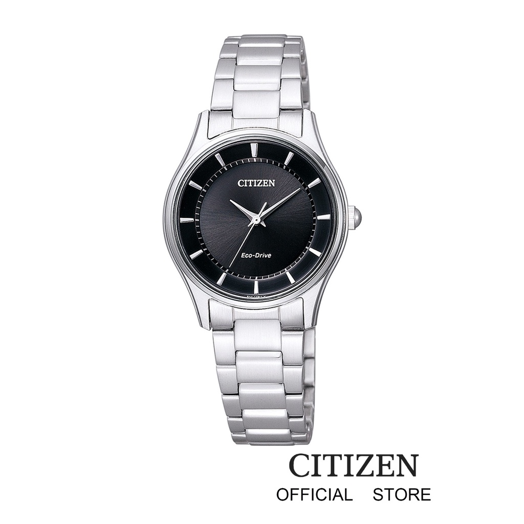 citizen-eco-drive-em0401-59e-stainless-steel-lady-watch-นาฬิกาผู้หญิงพลังงานแสง