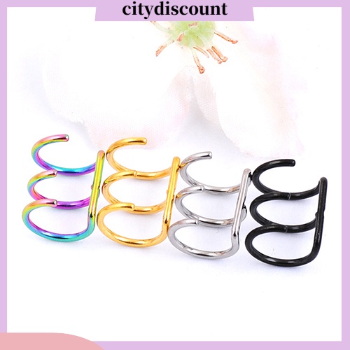 lt-citydiscount-gt-ต่างหูสตรีแบบคลิปรูปตัว-c-1-ชิ้น