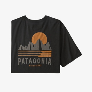 เสื้อยืด ผ้าฝ้าย พิมพ์ลาย Patagonia View สําหรับผู้ชาย ขายดี 3856 สินค้าใหม่