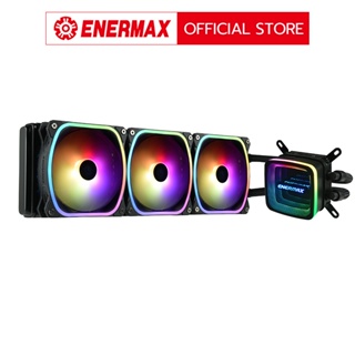[ENERMAX OFFICIAL STORE] ENERMAX AQUAFUSION ADV 360MM ARGB BLACK *รองรับ LGA1700 / AM5 (ชุดน้ำความร้อนซีพียู)