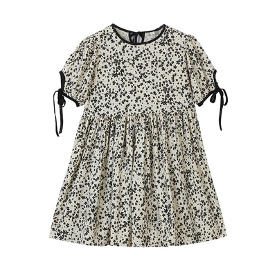 daisy-black-minidress-c3679-มินิเดรสสั้น-มินิเดรสสั้นดอกเดซี่-มินิเดรสสั้นน่ารักๆ-มินิเดรสสั้นสไตล์เกาหลี