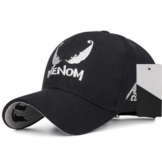 หมวกเบสบอล ผ้าฝ้าย ปักลาย Venom สไตล์ฮิปฮอป แฟชั่นคู่รัก สําหรับผู้ชาย และผู้หญิง