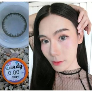 พร้อมส่ง ⚡คอนแทคเลนส์ รุ่น candy Gray /mini candy Gray👀ตาโต/มินิ( Montra lens )💕