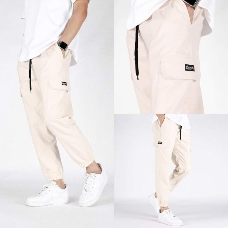 looker-jogger-pants-กางเกงขาจั้มคาร์โก้-รุ่นใหม่ล่าสุด-มีให้เลือกหลายสี-พร้อมส่ง