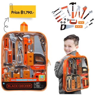 Black & Decker Jr. 23 Piece Backpack Set