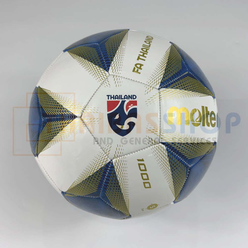 รูปภาพของลูกฟุตบอล ลูกบอล เบอร์5 Molten F5A1000-TH / F5A1000-TL1 ลูกฟุตบอลหนังเย็บ 100% รุ่น FA Thailandลองเช็คราคา