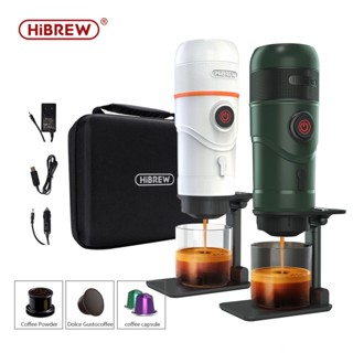 Hibrew 3 in 1 เครื่องชงกาแฟเอสเพรสโซ่ แบบพกพา สําหรับรถยนต์ และบ้าน Dolce Gusto Nespresso &amp; Coffee Powder H4