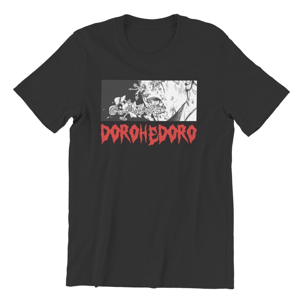 เสื้อยืด-เสื้อยืดผู้ชาย-dorohedoro-เห็ด-magix-วินเทจผ้าฝ้ายทีเสื้อแขนสั้นอะนิเมะการ์ตูนเสื้อยืด-o-คอเสื้อผ้า-summe