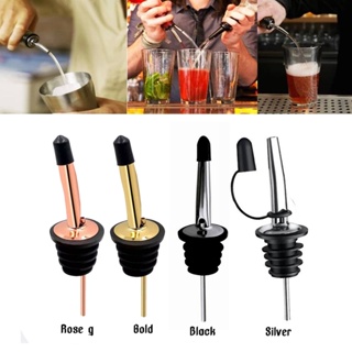 ❤️ฟรี ฝาปิดจุก❤️  Stainless Steel Liquor Spirit Pourer จุกรินเหล้า จุกรินน้ำเชื่อม จุกรินไวน์