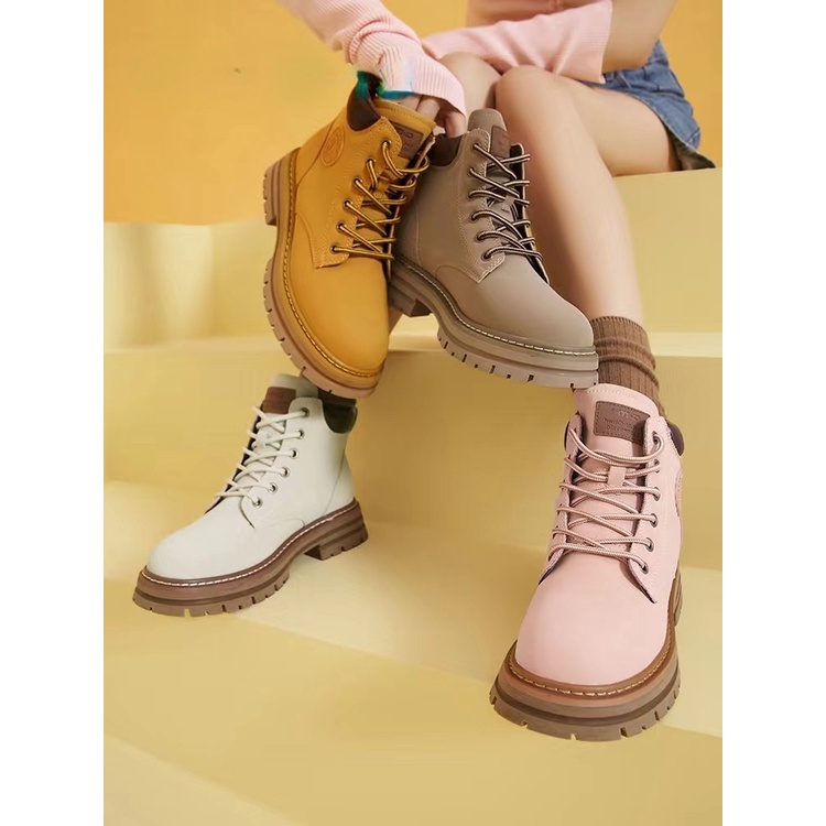 ภาพหน้าปกสินค้ารองเท้าบูทมาร์ตินวินเทจ แพลตฟอร์มรองเท้าข้อเท้าอังกฤษ ฤดูใบไม้ร่วงและฤดูหนาวใหม่ จากร้าน gkdim_tpwk บน Shopee