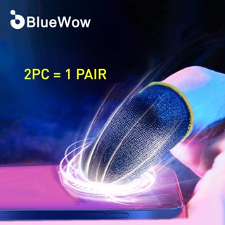 ภาพหน้าปกสินค้าBlueWow S02/S25 ถุงมือเล่นเกม แบบสวมนิ้วหัวแม่มือ (2 ชิ้น) ป้องกันเหงื่อ PUBG COD Call of duty Mobile legends state of survival ที่เกี่ยวข้อง