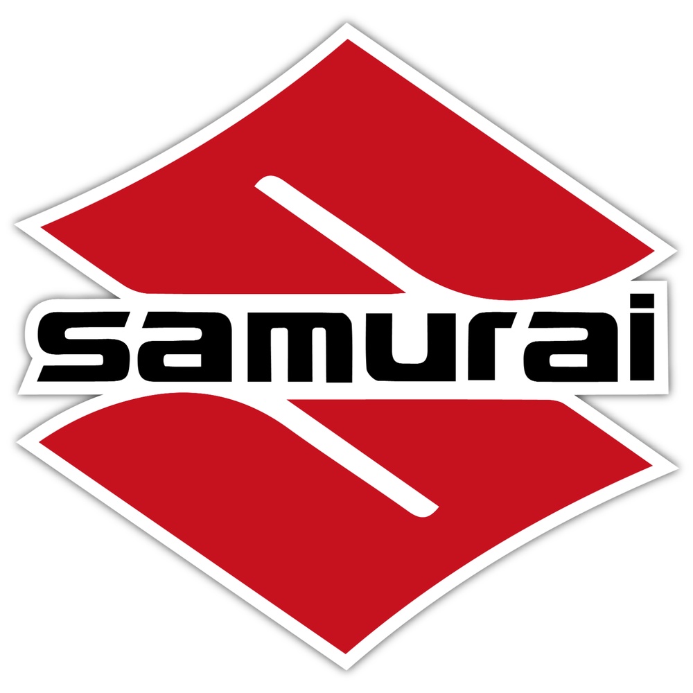 สติกเกอร์ไวนิล-ลายโลโก้-suzuki-samurai-4x4-สไตล์วินเทจ-สําหรับติดตกแต่งรถยนต์-รถบรรทุก