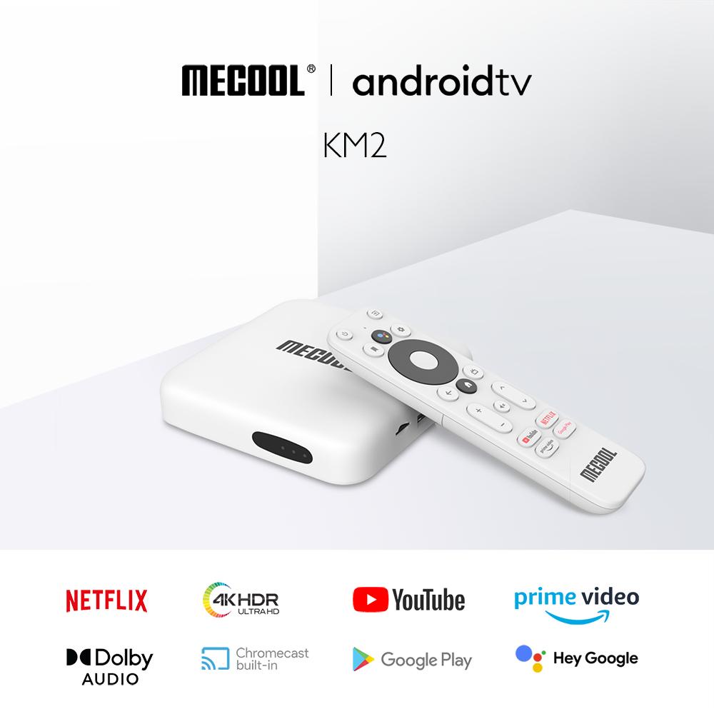 สินค้าพร้อมส่ง-ใหม่-mecool-กล่องทีวี-km2-android-tv-box-netflix-4k-และ-disney