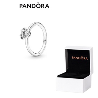 สินค้า Pandora แหวนเงิน 925 ประดับเพชรเพทาย รูปดิสนีย์ มินนี่เมาส์ พร้อมกล่อง สําหรับผู้หญิง