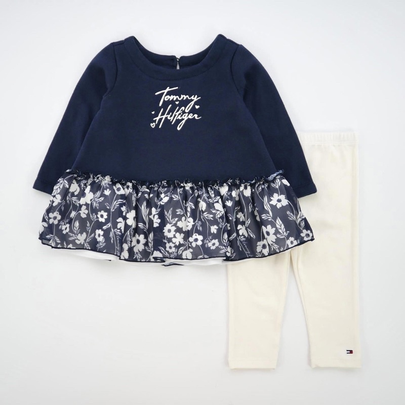 ชุดเด็กผู้หญิง-tommy-hilfiger-original-งานแบรนด์แท้-12-18-24m-พร้อมส่ง