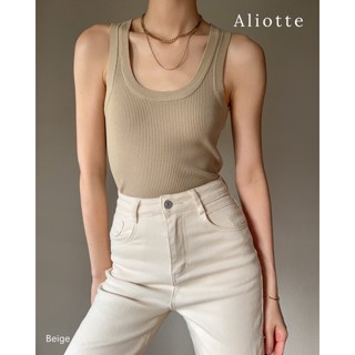 Aliotte - Tanner Tank Top เสื้อกล้ามคอยูผ้า Knit