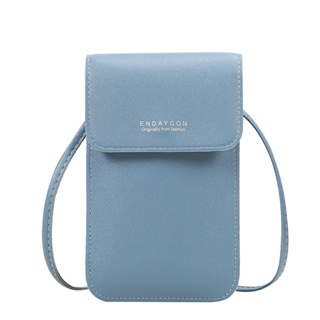 Clafelor-ใหม่ กระเป๋าสะพายข้าง กระเป๋าใส่มือถือ แฟชั่นสไตล์เกาหลีของผู้หญิง  ซิป เรียบง่าย JJ-H2009