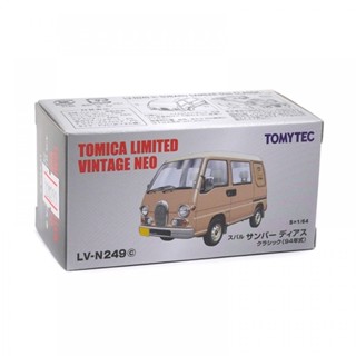 Tomytec 4543736321408 1/64 SUBARU SAMBAR DIAS CLASSIC 1994 SEPIA WHITE LV-N249C DIECAST SCALE MODEL CAR