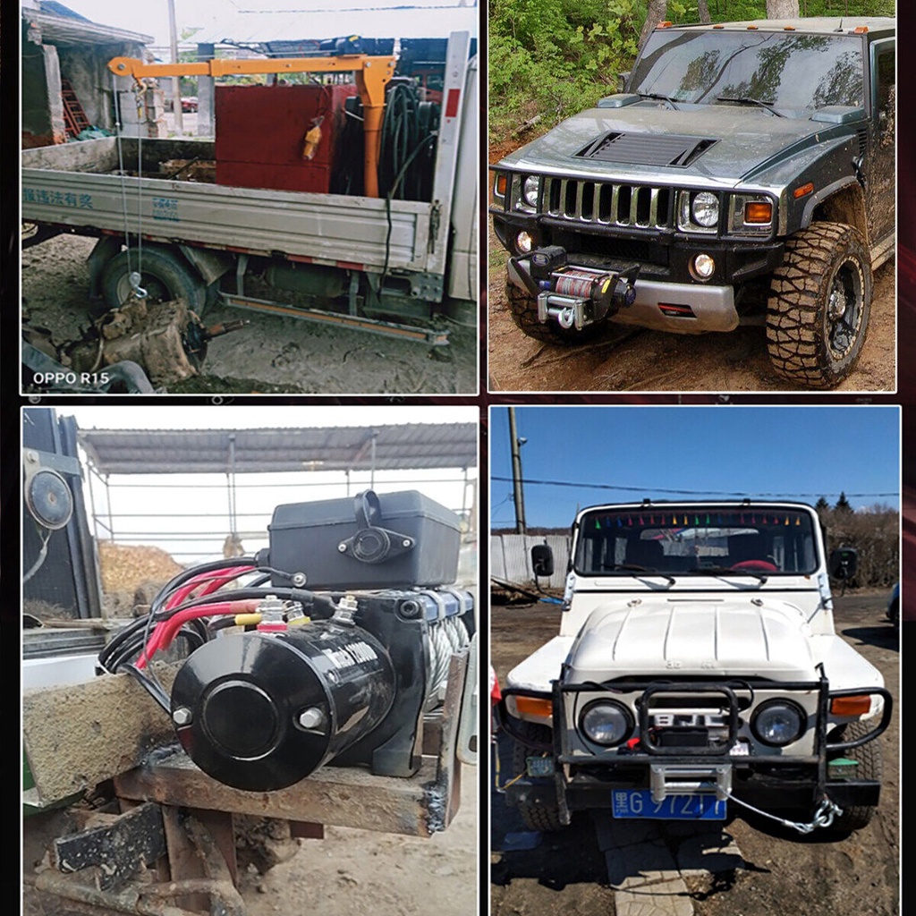 ppd-รอกไฟฟ้า-12v-รอกสลิงไฟฟ้า12v-วินซ์ไฟฟ้า12v-winch12v-4000-3000-2000-ibs-แรงดึงสูงสุด-car-electric-winch-มอเตอร์