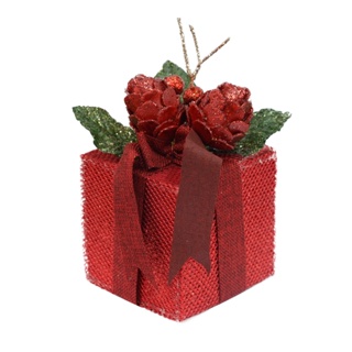 กล่องของขวัญ ของตกแต่งประดับต้นคริสมัสต์ (90633-2)